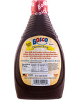 Bosco Sugar Free Chocolate Syrup 18oz  Fat Free Gluten Free Made with Natural Cocoa