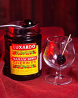 Luxardo The Original Maraschino Cherries  Gourmet Italian Maraschino Cherries  Ideal for Cocktails and Desserts 400g Jar