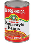 La Preferida Mexican Foods Homestyle Beans Frijoles Charros 15 OZ Pack of 3