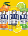 Polar Seltzer Water Citrus Variety Pack 12 fl oz cans 18 pack