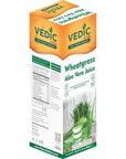 Vedic Juices Premium Quality Aleo Vera Juice Drink with Wheatgrass  169 fl oz Pack of 1  Ideal for Daily Use