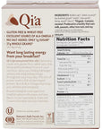 Qia Superfood Organic Hot Oatmeal  Creamy Coconut  2 Boxes with 6 Packets Each Box 12 Packets Total 8 oz each