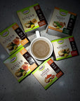 Kendel Instant Ginger Herbal Tea Made from Real Ginger Crushed into Powder Add Hot or Cold Water to Drink Caffeine Free Ginger Powder Drink Unsweetened 14 Packets