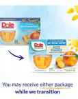 Dole Fruit Bowls No Sugar Added Snacks Diced Peaches 4oz 24 Cups Gluten  Dairy Free Bulk Lunch Snacks for Kids  Adults