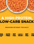 Twin Peaks Low Carb Keto Friendly Protein Puffs Nacho Cheese 300g 21g Protein 2g Carbs