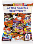 ULTIMATE Assorted 4 Lb Chocolate Candy Variety Pack Bulk Mega Candy Mix Fun Size Assortment Individually Wrapped Minis Great for Easter Basket Fillers  Egg Hunts Parties Parades  Pinatas All Time Favorites 4 Lbs