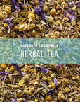 ELEVATE TEA LAVENDER CHAMOMILE HERBAL TEA Loose Leaf Tea Blend 75 servings 3Pack of 2 Ounce Pouches Caffeine Level None