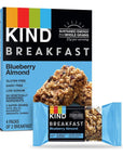 KIND Breakfast Bars, Blueberry Almond, Gluten Free, 1.8oz, 32 Count