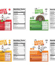 Peaceful Squirrel Variety The New Primal Snack Mates 4 Pack Variety of 4 Flavors 20 Meat Sticks Whole30 Approved Paleo Gluten Free Soy Free Low Carb High Protein Pantry Snacks 05 Ounce