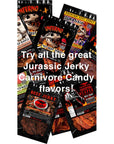 Jurassic Jerky Insanity Beef Jerky  made with the Ghost Habanero  Carolina Reaper the Hottest Pepper on Earth Can you handle the Heat 11Oz Bag