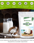 Z Natural Foods Coconut Milk Powder 100 Powdered Milk NonGMO GlutenFree KosherCertified Organic Coconut Milk Powder 1 lb