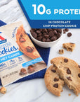 Atkins Chocolate Chip Protein Cookie Protein Dessert Rich in Fiber 3g Net Carb 1g Sugar Keto Friendly 4 Count