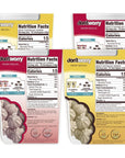 Dont Worry Meringue Cookies Keto Friendly  Strawberry  Vanilla  4 Pack  Only 1 Calorie per piece  Healthy Candy Gluten Free Snacks Low Carb Low Sugar Low Calories