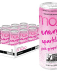 MOJO Energy Sparkling Pink Grapefruit  Hydration Drink  Sports Drink  Electrolytes Beverage 1043 mg  Vitamin B  C  Hydration Drink for Skin  Body  108 Oz Pack Of 12