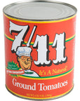 Stanislaus 711 Ground Tomatoes No 10 Can 6 Pound 9 Ounces