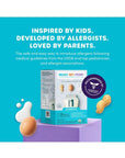 Ready Set Food | Early Allergen Introduction Mix-ins for Babies 4+ Mo | Stage 1 - 30 Days | Top 3 Allergens - Organic Peanut Egg Milk | Safe Easy Effective | For Bottle or Food | ReadySetFood