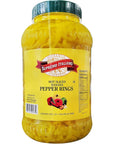 Supremo Italiano Hot Sliced Banana Pepper Rings 1 Gallon