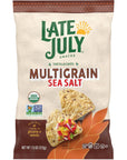 Late July Snacks Multigrain Organic Tortilla Chips with Sea Salt 75 oz Bag