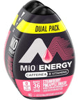 MiO Energy Strawberry Pineapple Smash Naturally Flavored Liquid Water Enhancer 12 Count 162 fl oz