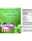 SweetGourmet SugarFree Peppermint Starlights  Naturally Flavored  1 Pound