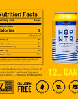 HOP WTR Sparkling Hop Water Mango 12 Pack Sugar Free Low Carb Non Alcoholic Drinks NA Beer Adaptogen Drink No Calories Adaptogens  Nootropics for Added Benefits 12 oz Cans