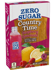 Country Time SugarFree Raspberry Lemonade Drink Mix 6 OntheGo Packets