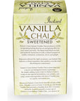 Natures Guru Instant Vanilla Chai Tea Drink Mix Sweetened 10 Count Pack of 1 Single Serve OntheGo Drink Packets