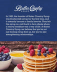 BUTTER COUNTRY Rich  Creamy Buttermilk Syrup  Coconut Cream Flavor  No Artificial Flavors No Corn Syrup GlutenFree rBSTFree Dairy  Syrup for Pancakes Waffles  Desserts  16 fl oz1 Pack