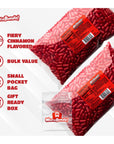 Hot Tamales Cinnamon Chewy Candy Bulk Pack of 10lbs  Bulk Candy Bundle of Spicy Cinnamon Candy  Chewy Spicy Candy  Bundle with WhataBundle Resealable Pocket Bag