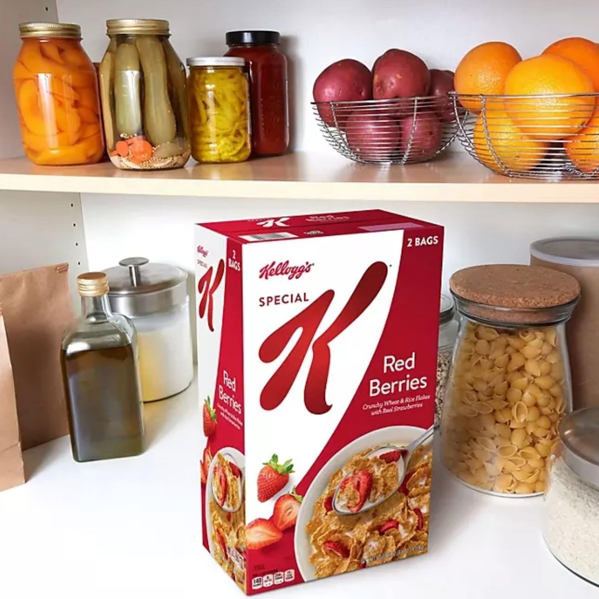 Special K Cereals Breakfast  Cereal Family Size Bundled with Red Berries 38 oz Pack of 2 Every Order is Elegantly Packaged in a Signature BETRULIGHT Branded Box