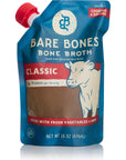 Beef Bone Broth by Bare Bones - Grass-fed, Organic, Beef Bone Broth, Protein-rich, 1 Pound (Pack of 6)