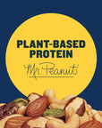 PLANTERS Deluxe Salted Mixed Nuts, Party Snacks, Plant-Based Protein 15.25oz (1 Canister)