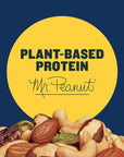 PLANTERS Deluxe Salted Mixed Nuts Party Snacks PlantBased Protein 1525oz 1 Canister