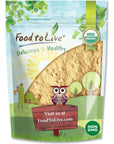 Food to Live Organic Maca Powder, 1 Pound - Gelatinized, Non-GMO, Kosher, Vegan, Bulk