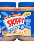 Skippy Peanut Butter, Super Chunky, 80 oz (2 ct)