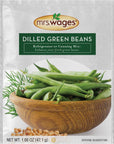 Mrs Wages Dilled Green Beans Refrigerator or Canning Mix VALUE PACK of 12 166 Ounce Pack of 12