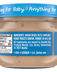 Gerber Mealtime for Baby 2nd Foods Baby Food Jar, Chicken & Gravy, Non-GMO Pureed Baby Food with Essential Nutrients, 2.5-Ounce Glass Jar (Pack of 20 Jars)