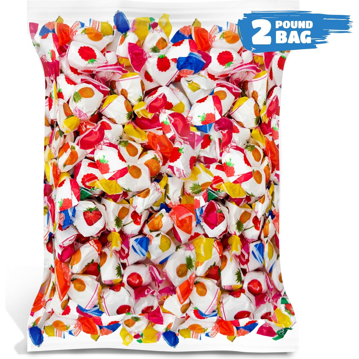 FruitFilled Hard Candy Assorted Flavors Bon Bons 2Pound Pack About 150 Count