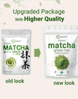 Organic Matcha Green Tea Powder, 1 Pound (16 Ounce), Culinary Grade, First Harvest Authentic Japanese Origin, 100% Pure Matcha for Smoothies, Latte and Baking, Unflavored, Non-Irradiation