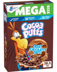 Cocoa Puffs Chocolate Breakfast Cereal with Whole Grains Family Size 285 oz