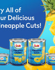 Dole Canned Fruit Pineapple Chunks in 100 Pineapple Juice Gluten Free Pantry Staples 8 Oz 12 Count Packaging May Vary