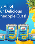 Dole Canned Fruit Pineapple Chunks in 100 Pineapple Juice Gluten Free Pantry Staples 20 Oz 12 Count Packaging May Vary