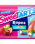 SweeTARTS Soft & Chewy Ropes Candy, Twisted Rainbow Punch, 9 Ounce