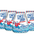 ICEE Zero Calorie Blue Raspberry Liquid Water Enhancer Drink Mix Natural Flavor Drops Sugar Free 162 Fl Oz Concentrate 48 Ml  4 Pack