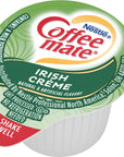 Coffeemate Liquid Creamer Singles  Irish Creme  50 ct