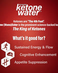 KetoneWater  Functional Sparkling Water with Ketone Ester  Black Cherry  12 Pack 12 Oz Cans