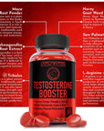 Testosterone Booster For Men Gummies - Enhances Strength & Stamina - Optimizes Physical Performance & Male Enhancement - Made With Tribulus, Horny Goat Weed, Maca Root & More. 2-Pack (120 Gummies)