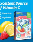 Wylers Light Singles To Go 12 Pack Strawberry Lemonade Water Drink Mix 48 Total Powder Drink Mix Packets