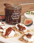 Divina Chili Fig Spread Jam, 9 Ounce