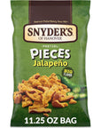 Snyders of Hanover Pretzel Pieces Jalapeno 1125 Oz